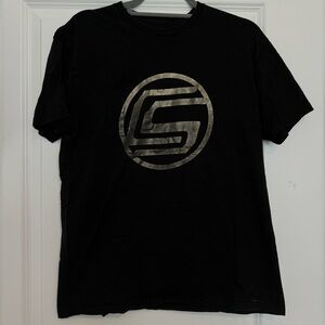 CaptainSparklez gold foil limited edition black t-shirt